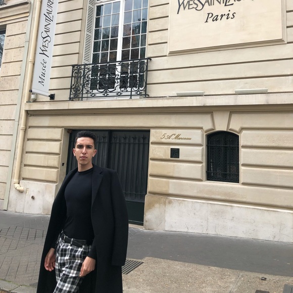 Black Checkered pants - Picture 2 of 3